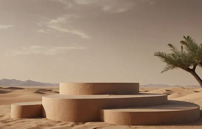 Contemporary Desert Display Texture Background